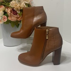 Rowen Ankle Heeled Boots caramel